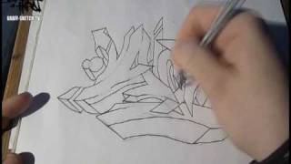 Graffiti Sketch Drawing 20  quotamXquot requested [upl. by Fishback]