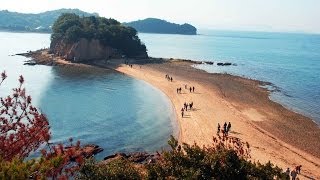 3D ♫浜辺の歌 小豆島 エンジェルロードAngel Road of Shodoshima [upl. by Zolly]