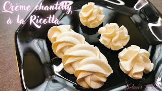 🥄Recette Crème chantilly Ricotta très peu calorique😋🧚‍♀️ chantilly ricotta [upl. by Riocard308]