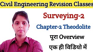 Surveying2  Chapter2 Theodolite  Complete Overview in Only One Video  By Success Path [upl. by Sisak127]