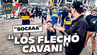 CLÁSICO  REACCIÓN CON LOS HINCHAS  BOCA 32 RIVER [upl. by Aivil]