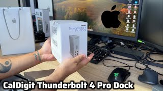 CalDigit Thunderbolt 4 Pro Dock  Unboxing and Setup [upl. by Nnylkoorb]