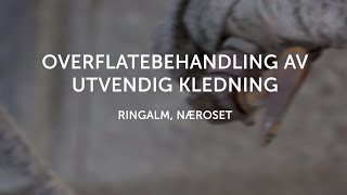 Overflatebehandling av utvendig kledning [upl. by Anihcak]