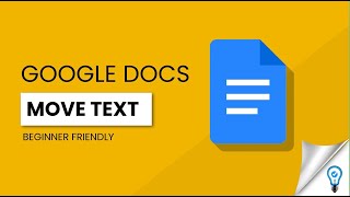 How to Move Text in Google Docs [upl. by Aennaej]