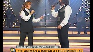 Imitá a Pimpinela y conocé al dúo  Telefe Noticias [upl. by Dael]