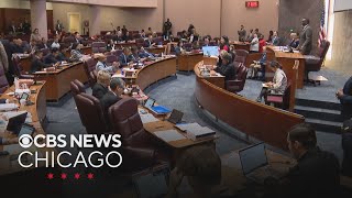 City Council meeting on public safety and CPD funding l CBS News Chicago [upl. by Zealand]