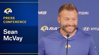 Sean McVay On The Rams RB Rotation For Week 7 amp DB Derion Kendricks Status For Sunday vs Steelers [upl. by Grieve]