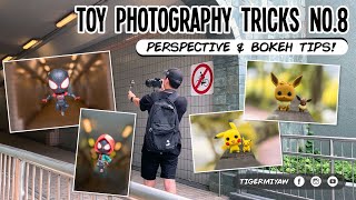 Toy Photography Tips amp Tricks Session No 8  Perspective amp Bokeh toyphotography [upl. by Ettedualc]