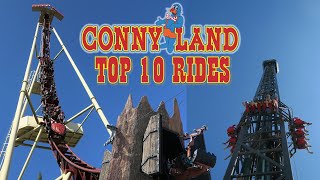 Top 10 Rides at ConnyLand [upl. by Haiel]