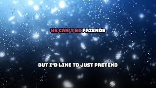 Ariana Grande  we cant be friends wait for your love Karaoke [upl. by Nocaj203]