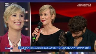 Federica Pellegrini quotSto riscoprendo la mia femminilitàquot  La Vita in diretta 29102024 [upl. by Leeban]