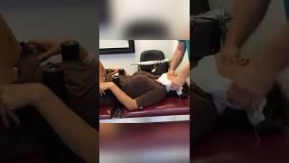 Painful Chiropractic Adjustment shorts [upl. by Bevus]