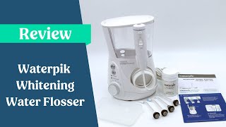 Waterpik Professional Whitening Water Flosser Review USA [upl. by Ynaffyt323]