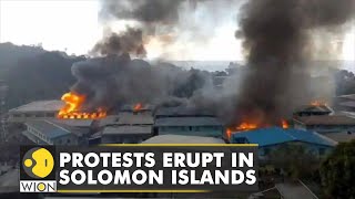 Solomon islands PM refuses to resign even amid growing protests in region  Latest English News [upl. by Samaj]