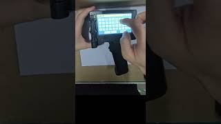 Handheld inkjet printer supports QR code printing [upl. by Hazel]