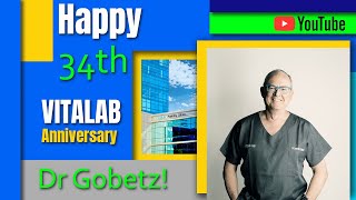 Happy 34th Vitalab Anniversary Dr Gobetz [upl. by Eneluj874]