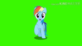 My rainbow dash green screen [upl. by Suirred126]