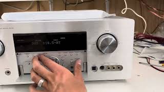 How To Factory Reset Marantz SR7500 AV Surround Receiver [upl. by Ellenet]