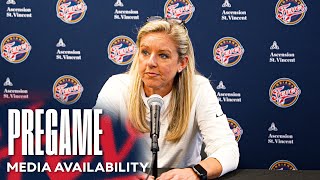 Indiana Fever Pregame Media Availability at Minnesota Lynx  July 14 2024 [upl. by Anigroeg]