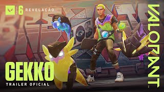 MAIOR QUE UM  Trailer de Agente Gekko – VALORANT [upl. by Gnehc450]