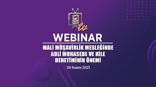 MALİ MÜŞAVİRLİK MESLEĞİNDE ADLİ MUHASEBE VE HİLE DENETİMİNİN ÖNEMİ [upl. by Carson]