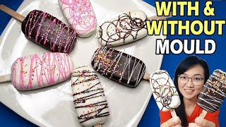 How to make Cakesicles WITHOUT and WITH Mould  How to make cakesicles  cakesicles without mould [upl. by Lashonde]