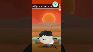 Why Are Sunsets Red 🌅 The Science of Light  Light Scattering Explained sunset sunsetview shorts [upl. by Wilburt]