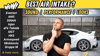 20 AIR INTAKES Compared  MKV A90 Toyota GR SUPRA [upl. by Orodoet]