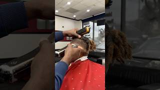 hightop fade barber satisfying dreads houston [upl. by Colby594]