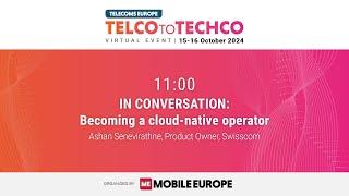 Telco to Techco  October 2024 I Becoming a cloudnative operator [upl. by Anileve764]