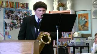 Gary Hill Bari Sax Solo 2012 State Performance [upl. by Deach]