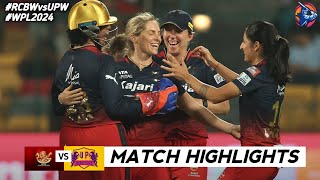 RCB vs UPW 2nd Match WPL 2024 Highlights  Women IPL Highlights 2024  Cricket wpl 2024 highlights [upl. by Novel302]