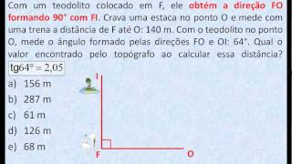 Trigonometria no Triângulo Retângulo  Exercício 09 [upl. by Kempe]