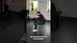 Dehnung zwischen Schulterblatt  Ganzes Video liebandi Instagram [upl. by Bodwell]