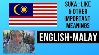 ENGMALAY SUKA  LIKE amp Other Important Meanings [upl. by Hayashi182]