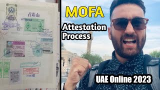 MOFA Attestation Documents UAE 🇦🇪 2023 Ep  17 [upl. by Clyve]