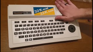 Spectravideo SV318 unboxing και σύντομη παρουσίαση  RetroComputersgr [upl. by Eniluqaj539]