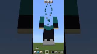 Heeko from XDJames  Minecraft Falling Statue shorts [upl. by Bruckner]