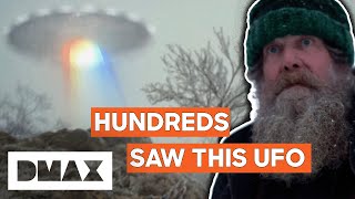 Hundreds Of People Report A Giant UFO Hovering Over Their Town  Aliens In Alaska [upl. by Marquet100]