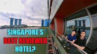 Bay View Room The Fullerton Bay Hotel Singapore  Review [upl. by Zoarah]