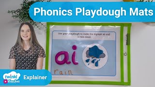 How to Use Phonics Playdough Mats [upl. by Faubert750]