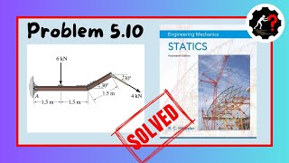 Problem 510  Engineering Mechanics Statics [upl. by Simonsen]