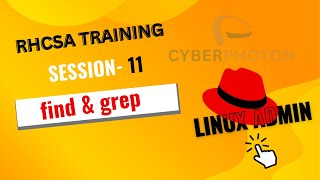 Linux Administration RHCSA Training S11  Linux find and grep command linux find grep rhcsa [upl. by Auqeenahs]