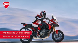 Multistrada V4 Pikes Peak  Master of the Mountains [upl. by Anileba]