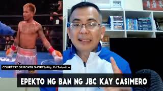 OVERWEIGHT BOXERS NA NAPARUSAHAN NG JBC  EPEKTO NG 1 YEAR BAN KAY CASIMERO [upl. by Cahan622]