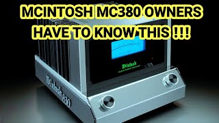 MC830 Mcintosh monoblock amplifier 300 Watt owner must know it [upl. by Rew]