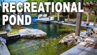 Create a Recreational Pond Using an Aquascape Kit [upl. by Zumstein]