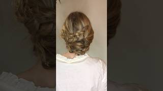 Wedding Boho Braided Bun Tutorial [upl. by Pennie]