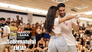 Sobrenatural Emjay  Marco y Sara Bachata Style 2023  bailando en barcelona hot dance wekend [upl. by Auroora]