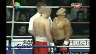 Gurkan Ozkan TURKEY vs Paul Adamic Germany KICKBOXEN [upl. by Ecidnacal218]